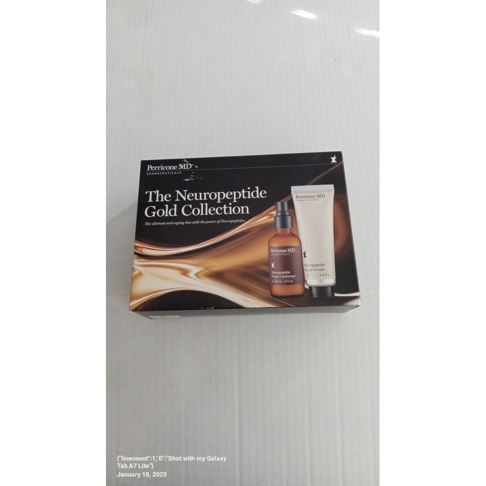 Perricone MD Neuropeptide Gold Collection Smothing Facial Comformer and Cream